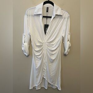 NWT Venti6 White Dress Women's Size Medium Made In Italy
